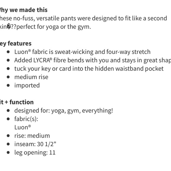 Lululemon Leggings - Picture 4 of 4